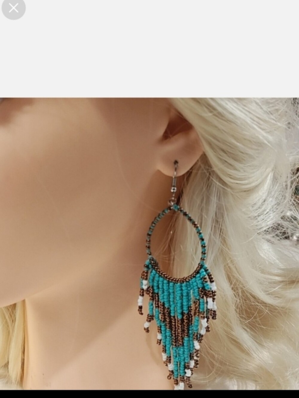 3/$20 Beaded Dangly Boho Earrings - Picture 5 of 5